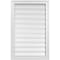 Ekena Millwork Vertical Surface Mount PVC Gable Vent: Functional, w/ 2"W x 1-1/2"P Brickmould Frame, 22"W x 34"H GVPVE22X3402SF - alternate 1